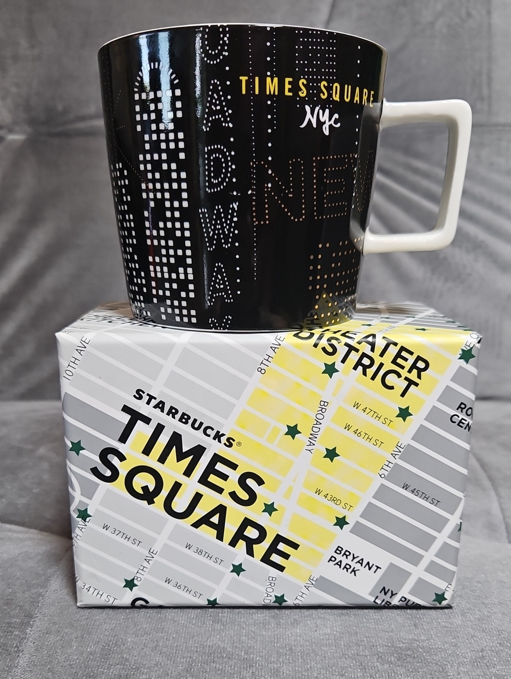 ☕️ Starbucks - 2014 Times Square NYC Collection - Ceramic Coffee Mug (14 fl. oz)